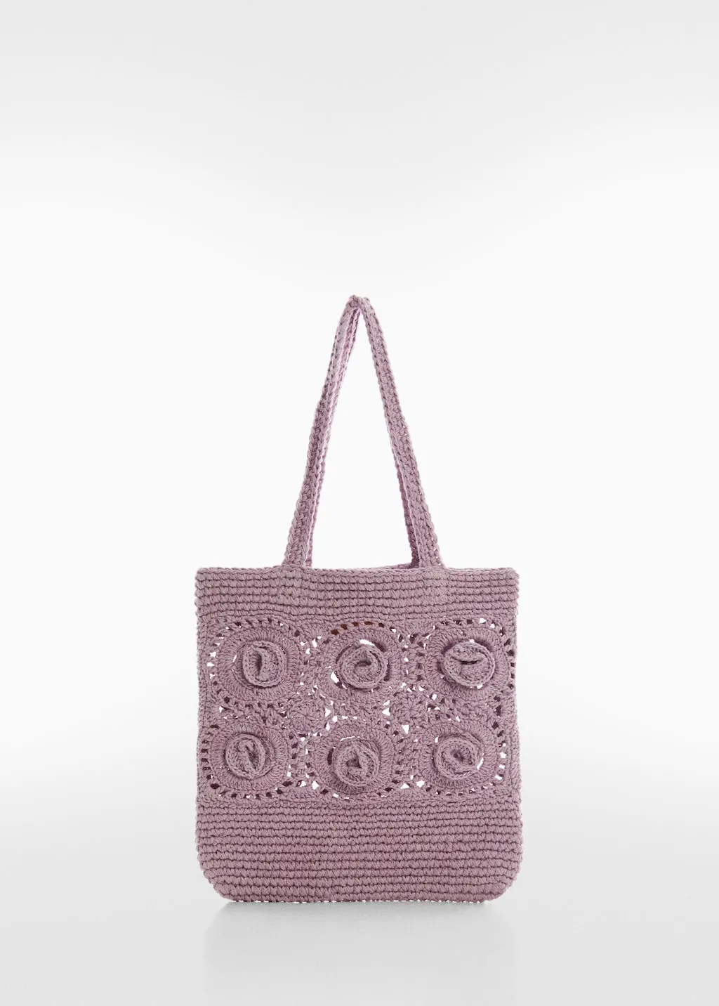 Mini borsa uncinetto fiori