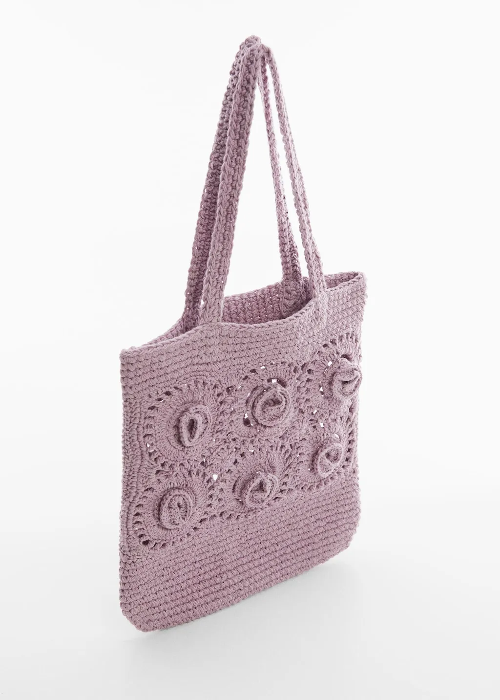 Mini borsa uncinetto fiori