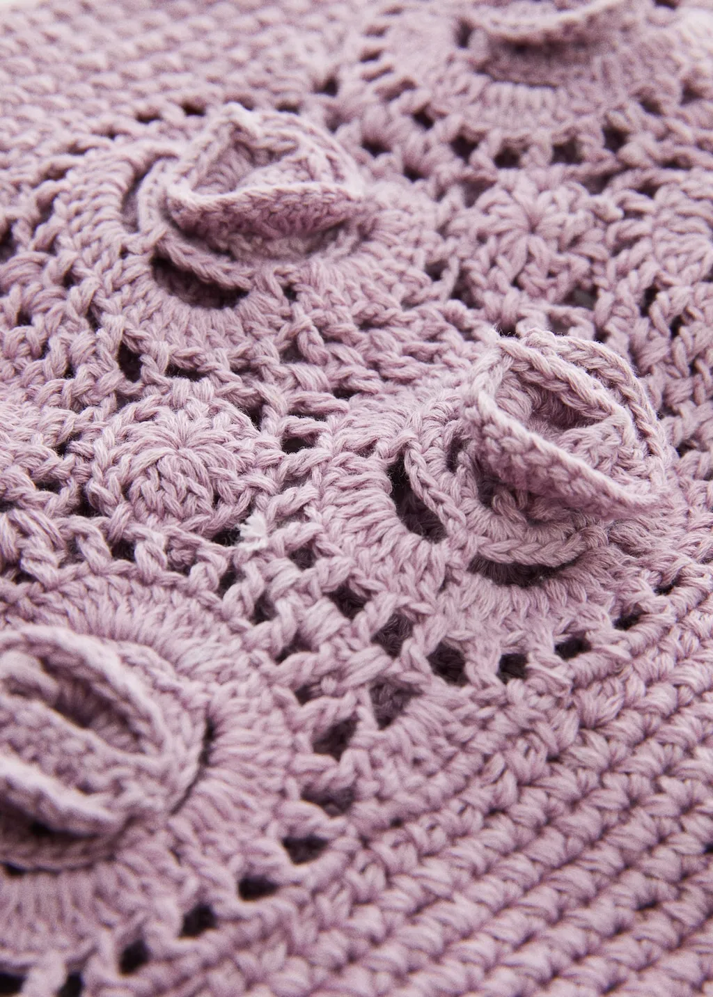 Mini borsa uncinetto fiori
