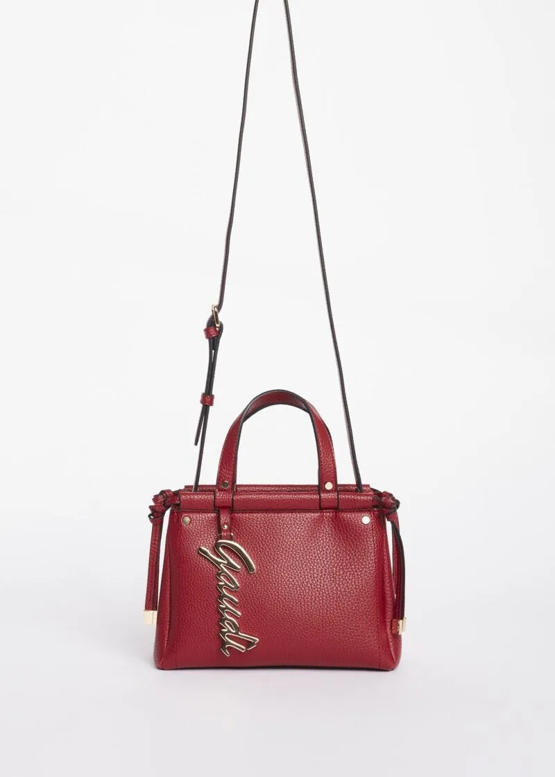 Mini shopping bag effetto pelle