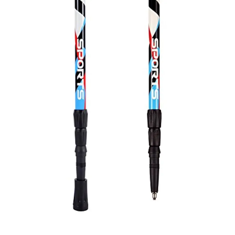 MSPORTS Bastoncini da Trekking Premium in Carbon – Ultraleggero – Nordic Walking (MSPORTS Bastoncini da Trekking Premium in Carb