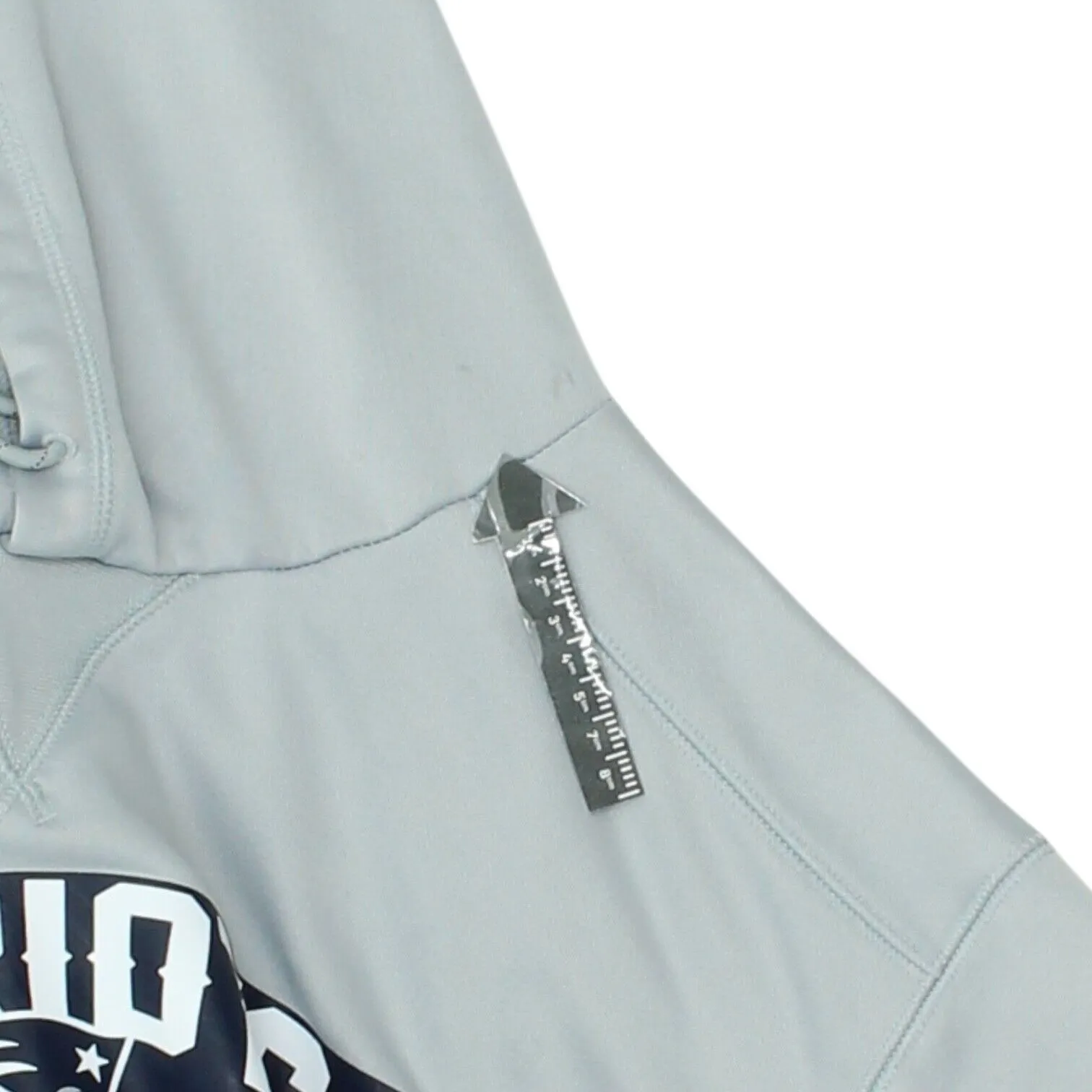 New England Patriots Mens Grey Nike Hoodie | NFL Sportswear Jumper Hoody VTG