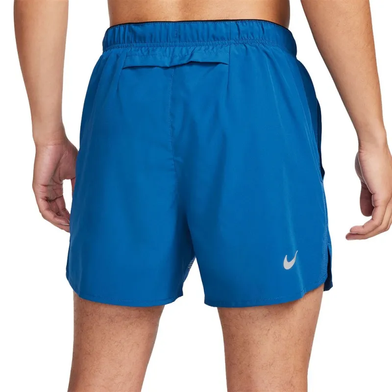 Nike Pantaloncini Running Challenger 5" Flash Court Blue Nero Uomo