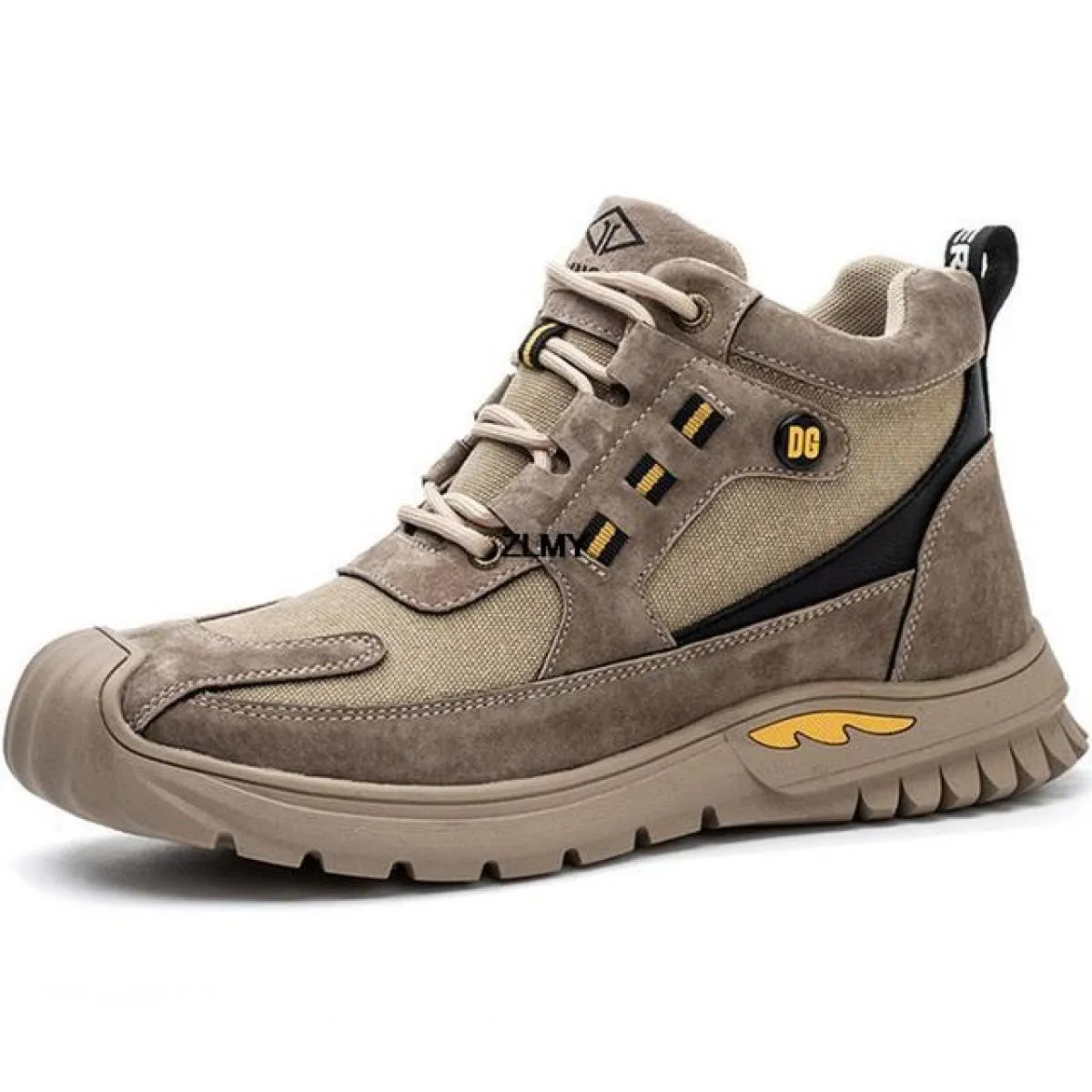 Nuovo design Anti Crash Scarpe antinfortunistiche da uomo Sneaker con punta in acciaio Uomo Stivali antinfortunistici in gomma a