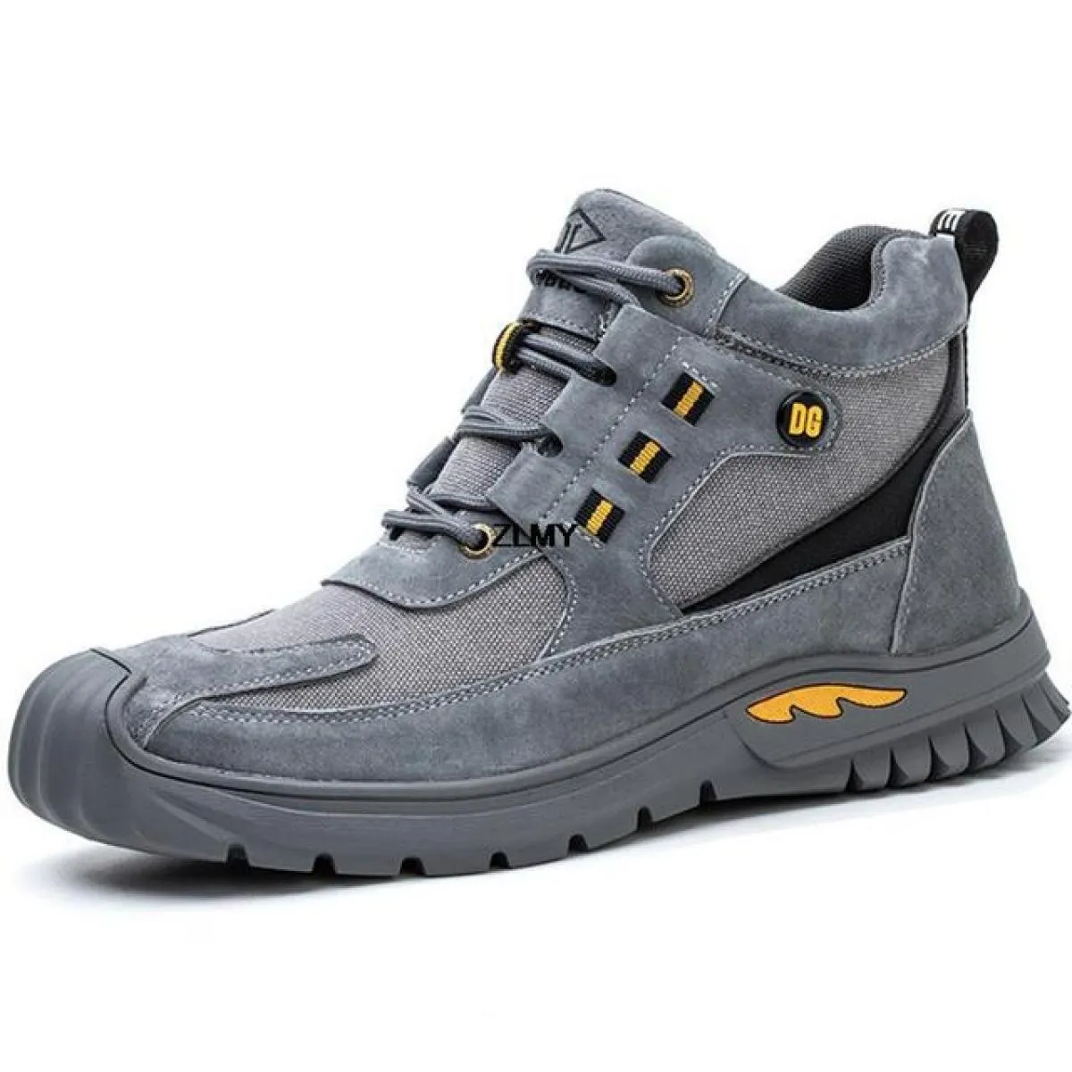 Nuovo design Anti Crash Scarpe antinfortunistiche da uomo Sneaker con punta in acciaio Uomo Stivali antinfortunistici in gomma a