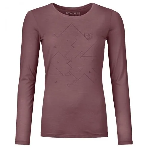 Ortovox 185 Merino Tangram Ls W maglia termica a maniche lunghe donna