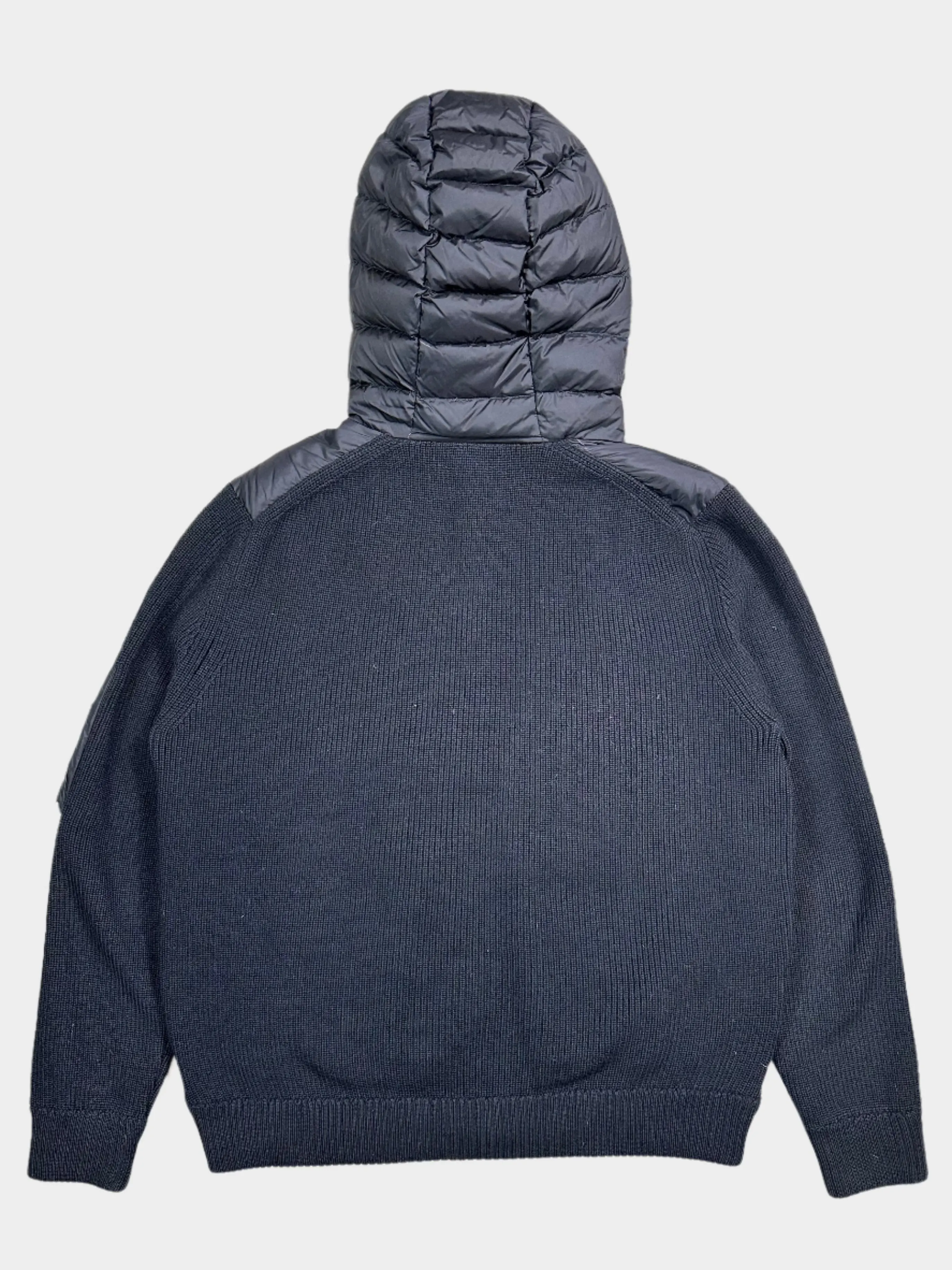 Padded Wool Hoodie