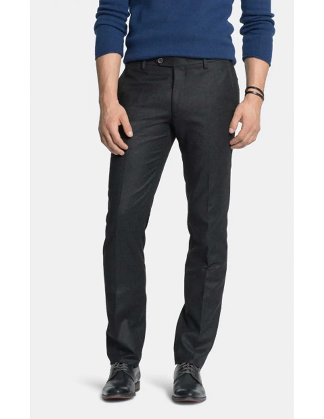 Pantalone in tessuto termico grigio pesante invernale