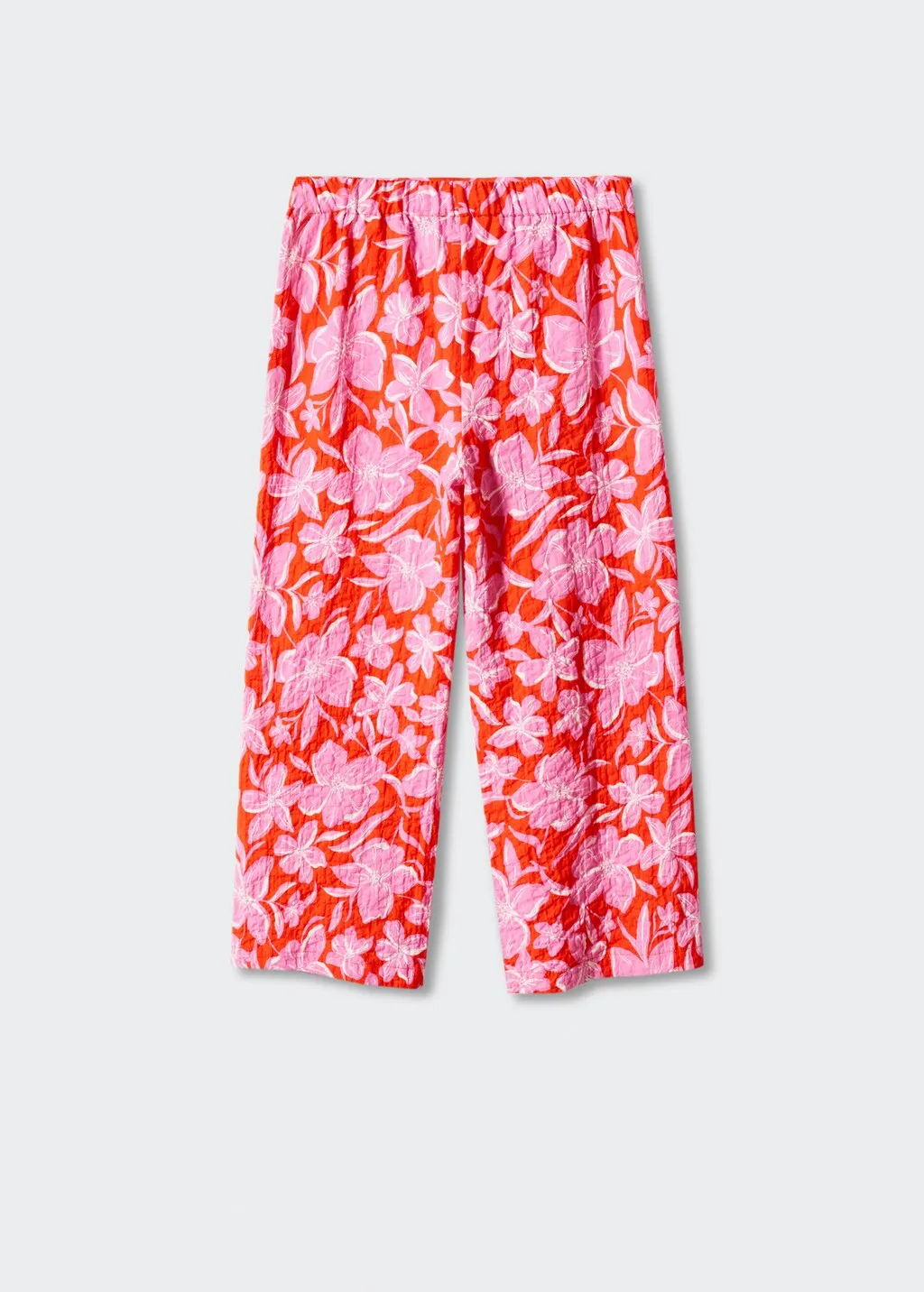 Pantaloni culotte fiori
