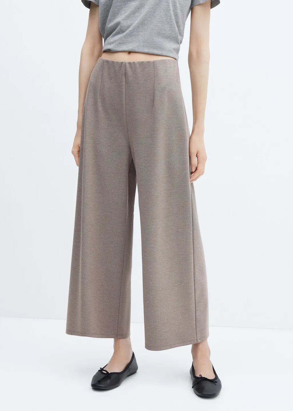Pantaloni culotte maglia