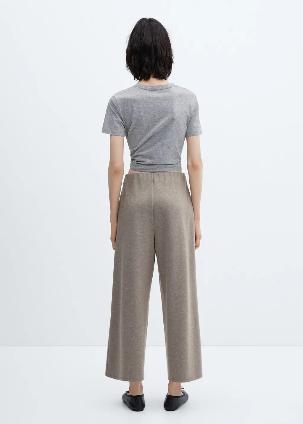 Pantaloni culotte maglia