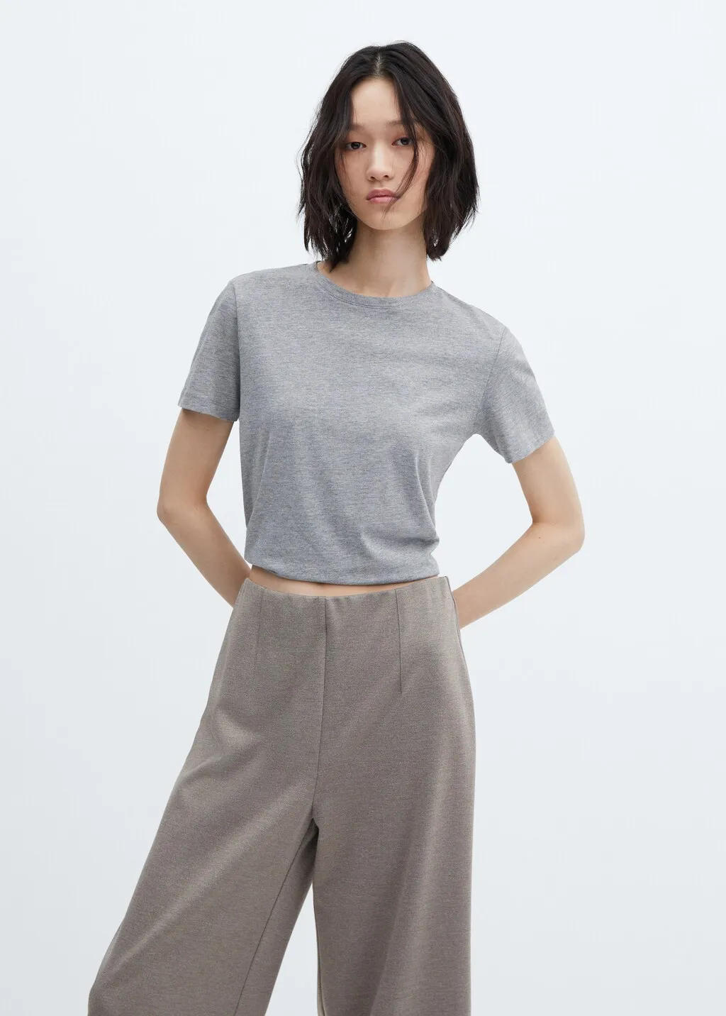 Pantaloni culotte maglia