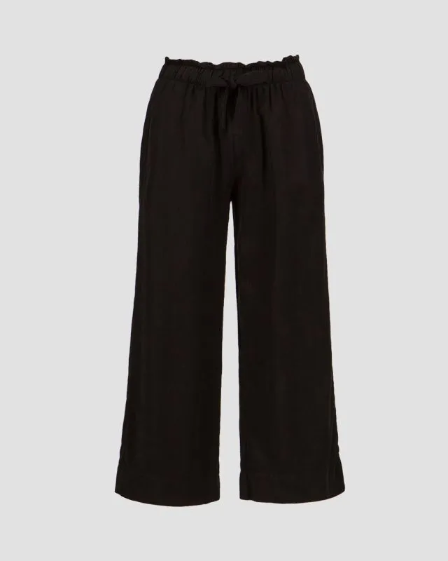 Pantaloni culotte neri da donna Deha