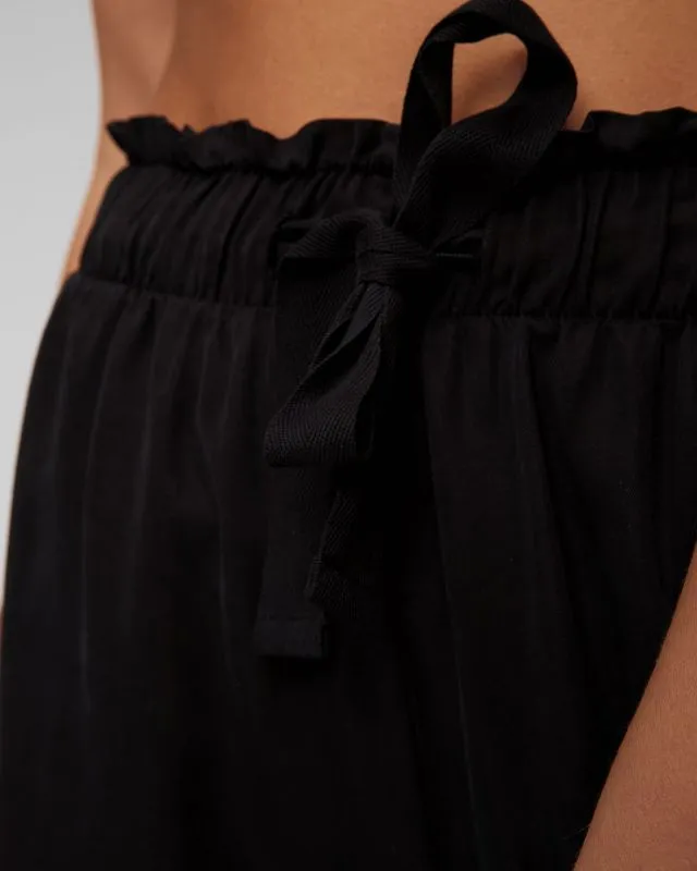Pantaloni culotte neri da donna Deha