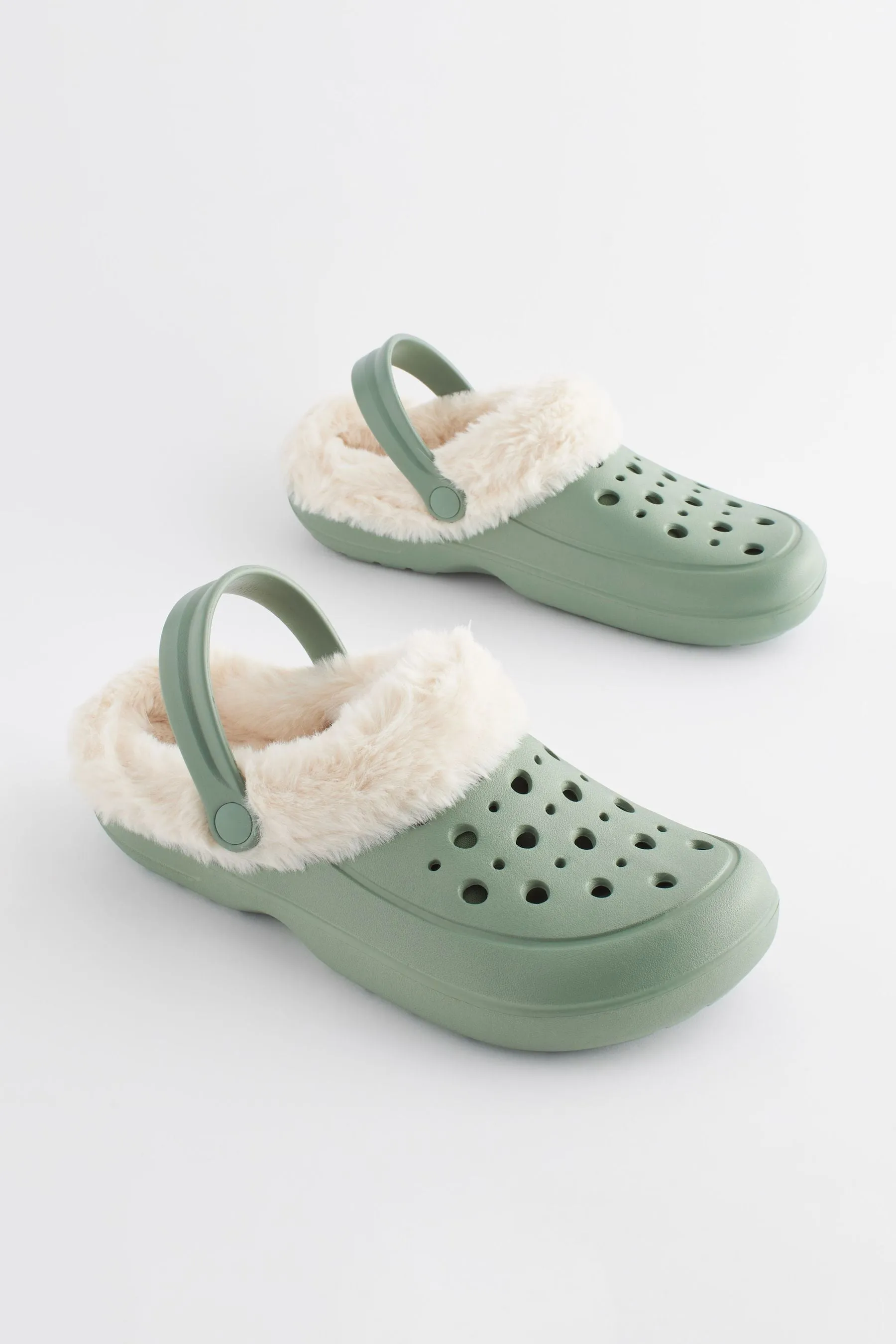 Pantofole Donna con fodera in pelliccia sintetica