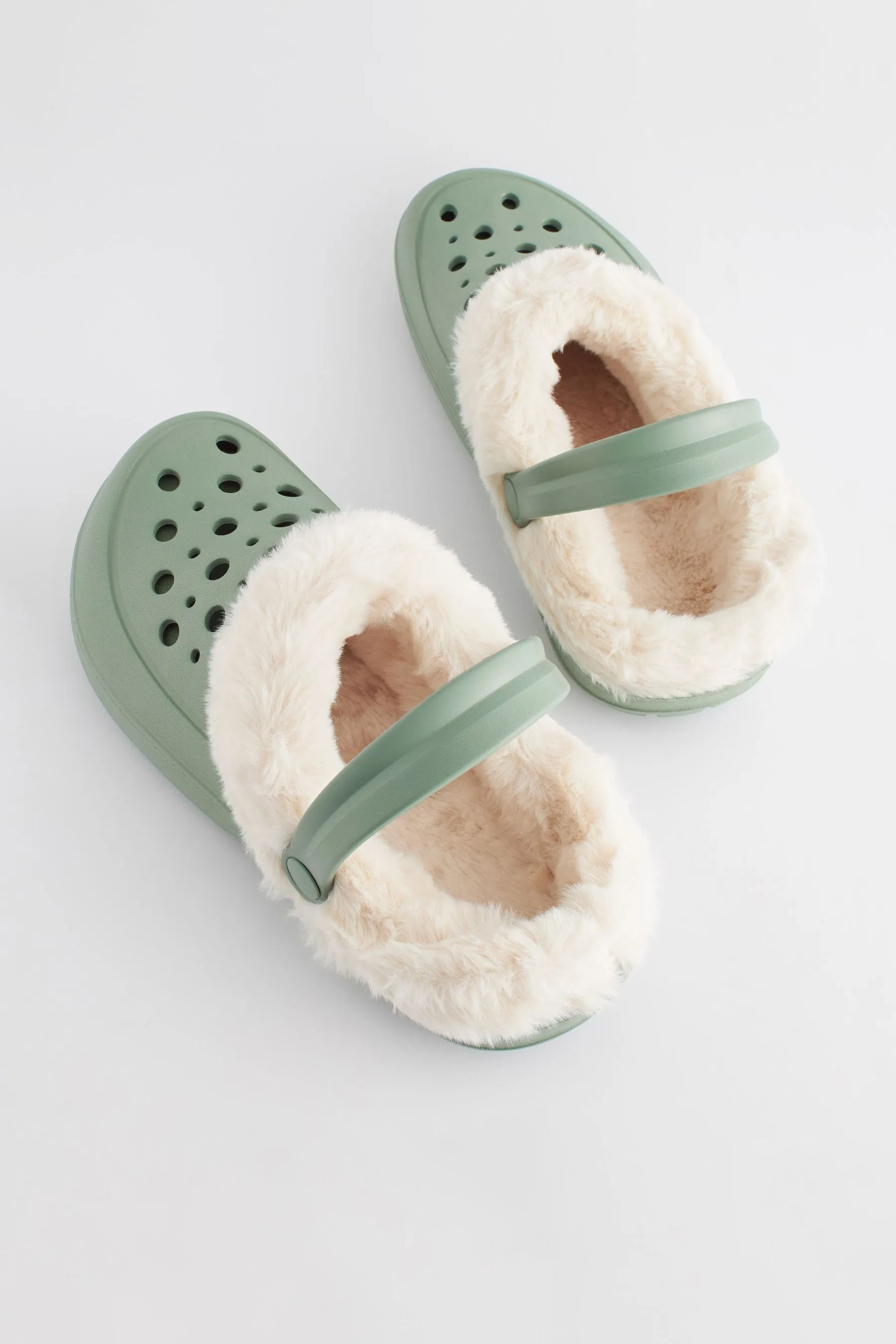 Pantofole Donna con fodera in pelliccia sintetica