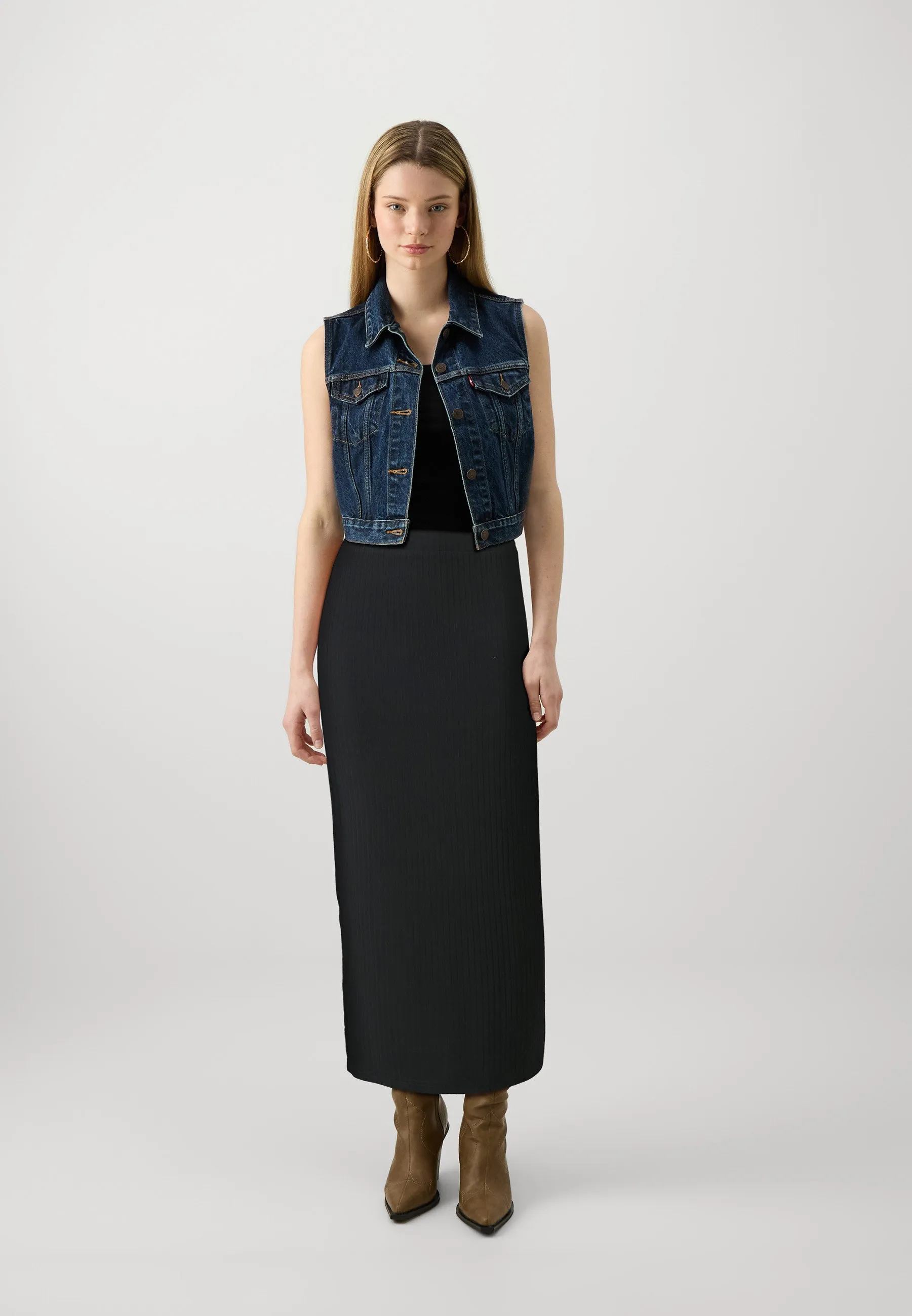 PCKYLIE MIDI SKIRT  - Gonna a tubino