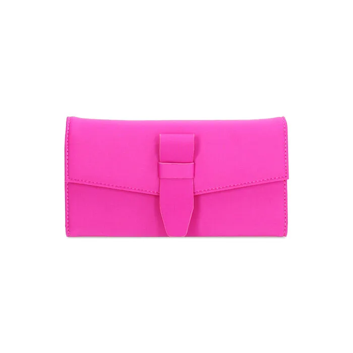 Portafoglio fucsia in lycra