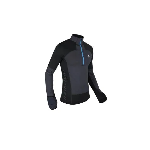 RAIDLIGHT WINTERTRAIL TOP LS Black/Dark Grey maglia termica maniche lunghe uomo