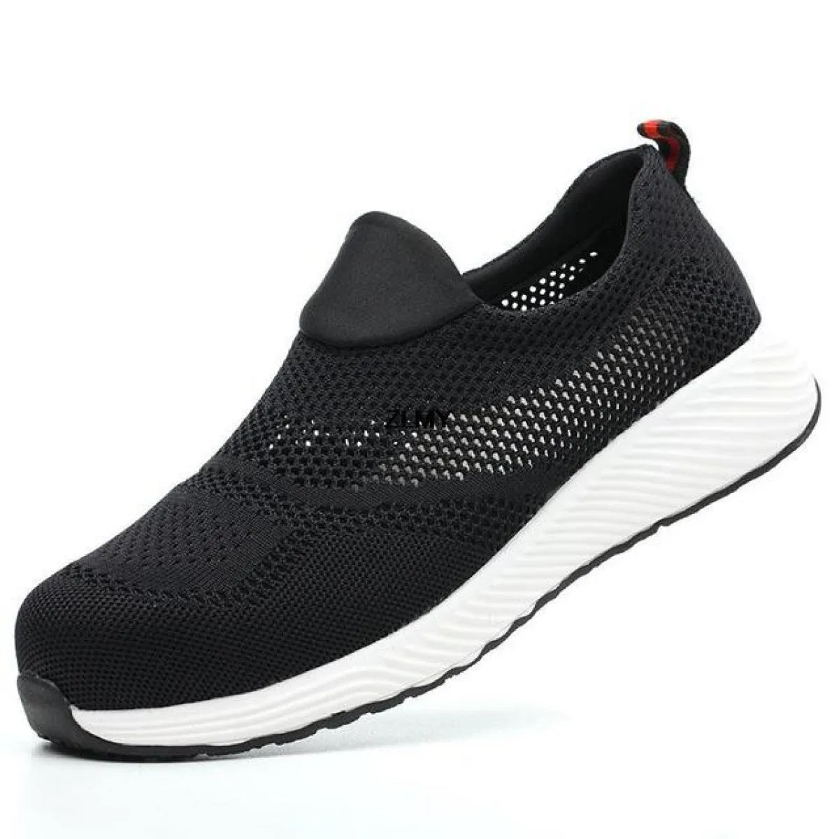 Scarpe antinfortunistiche con cuscino d'aria Scarpe da ginnastica con punta in acciaio da uomo Stivali da lavoro da uomo Scarpe