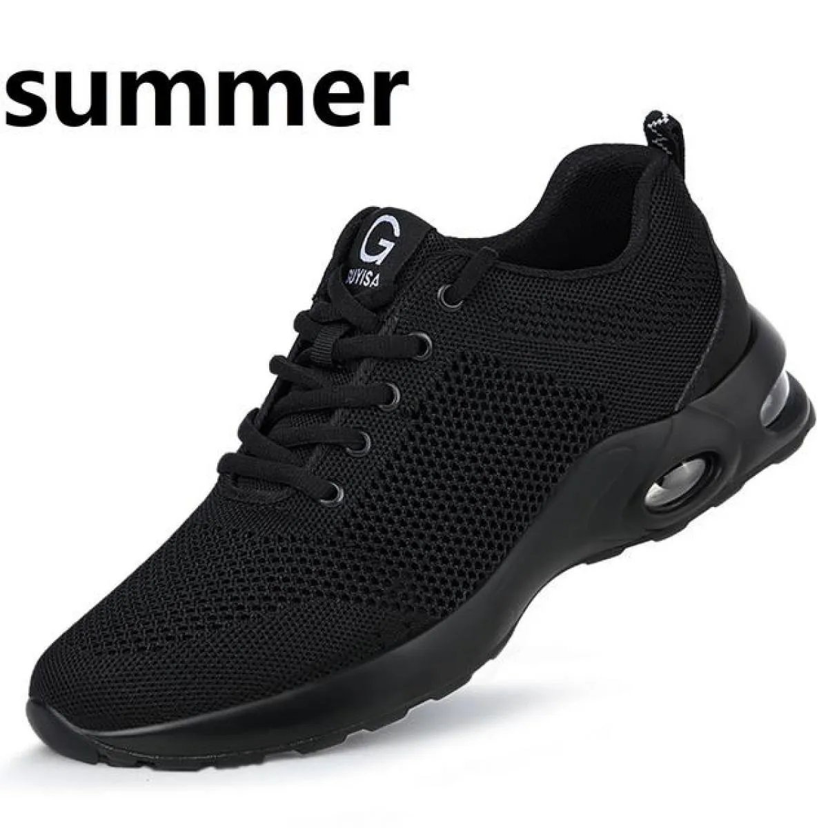 Scarpe antinfortunistiche con cuscino d'aria Scarpe da ginnastica con punta in acciaio da uomo Stivali da lavoro da uomo Scarpe