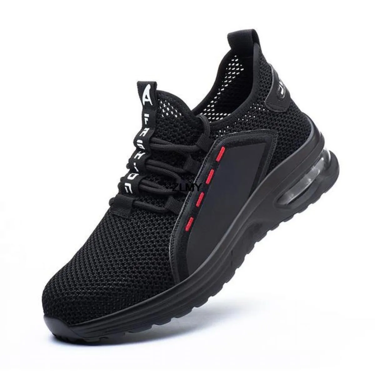 Scarpe antinfortunistiche con cuscino d'aria Scarpe da ginnastica con punta in acciaio da uomo Stivali da lavoro da uomo Scarpe
