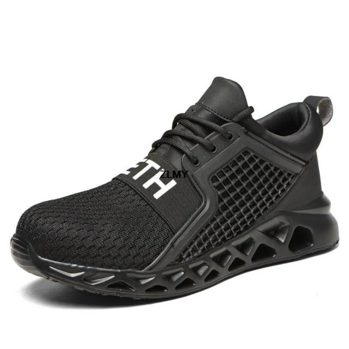 Scarpe antinfortunistiche da uomo alte Scarpe da ginnastica standard con punta in acciaio Stivali antinfortunistici da lavoro in