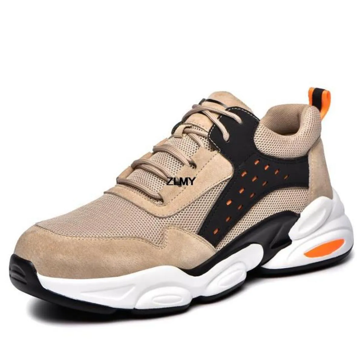 Scarpe antinfortunistiche da uomo alte Scarpe da ginnastica standard con punta in acciaio Stivali antinfortunistici da lavoro in
