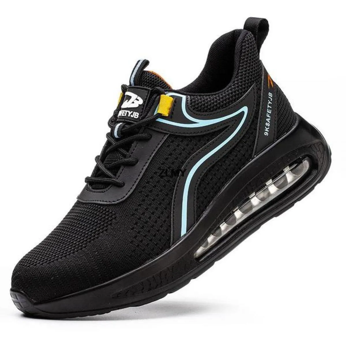 Scarpe antinfortunistiche estive da uomo Sneaker traspiranti con punta in acciaio Stivali antinfortunistici da lavoro antiforatu