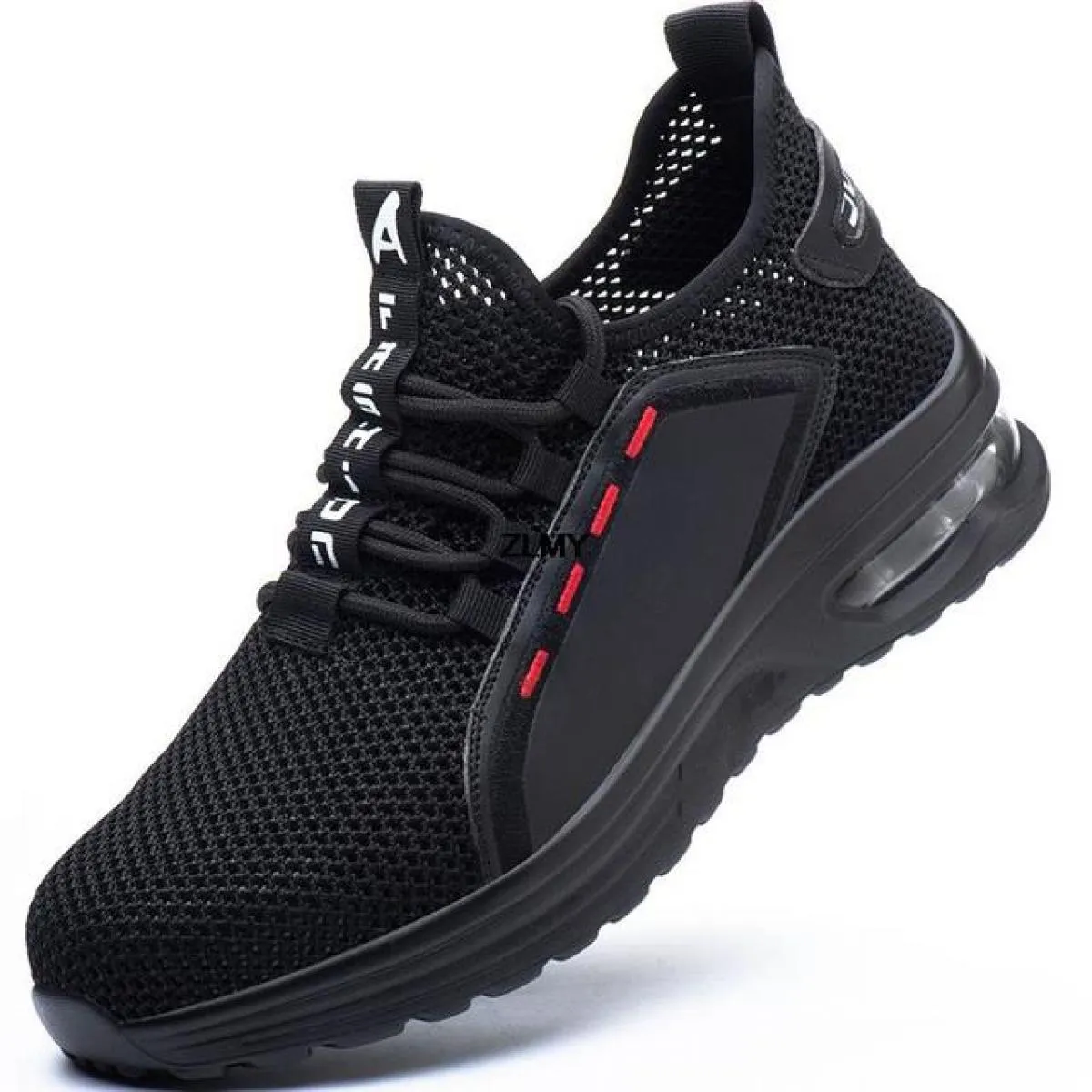 Scarpe antinfortunistiche estive da uomo Sneaker traspiranti con punta in acciaio Stivali antinfortunistici da lavoro antiforatu