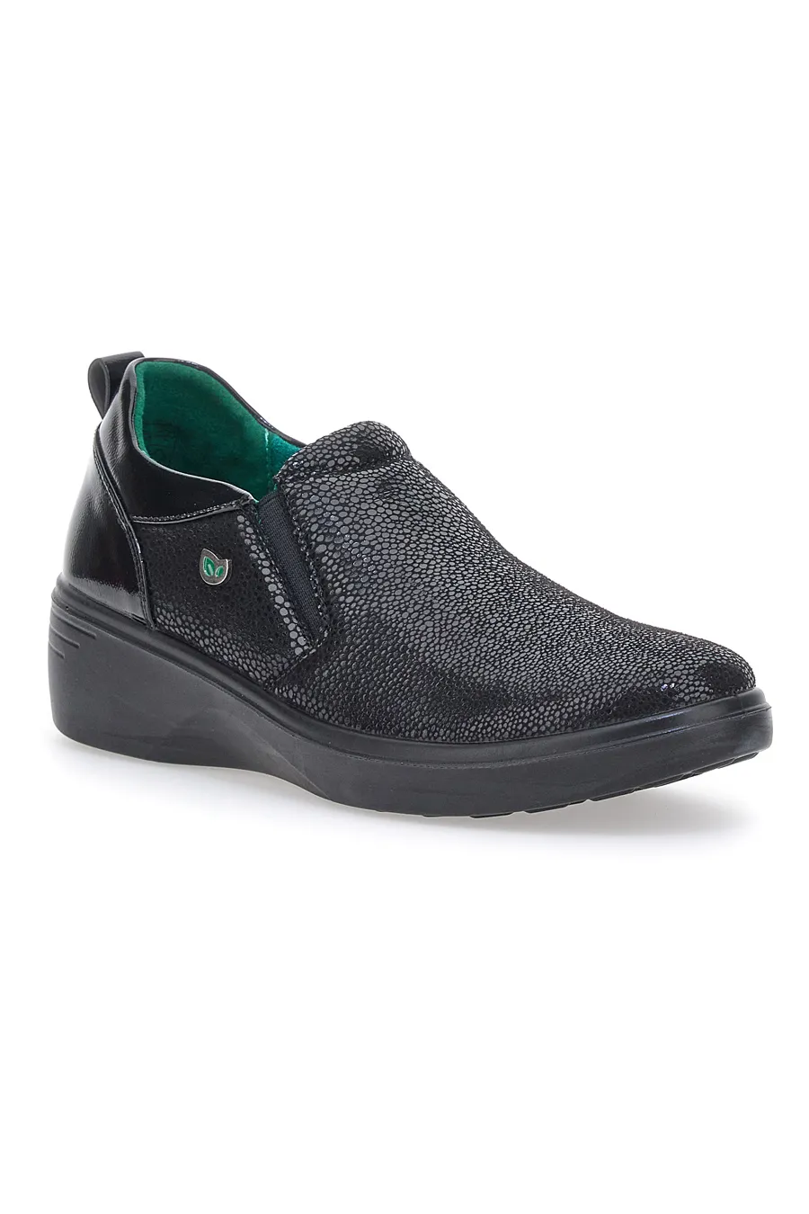 Scarpe Slip-on Nere Eco Bio 202114