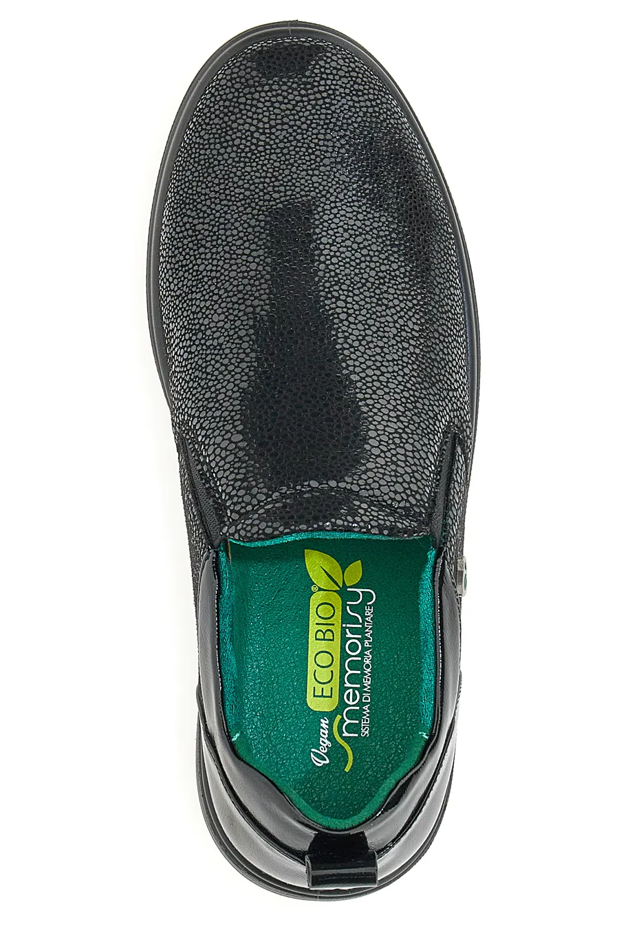 Scarpe Slip-on Nere Eco Bio 202114