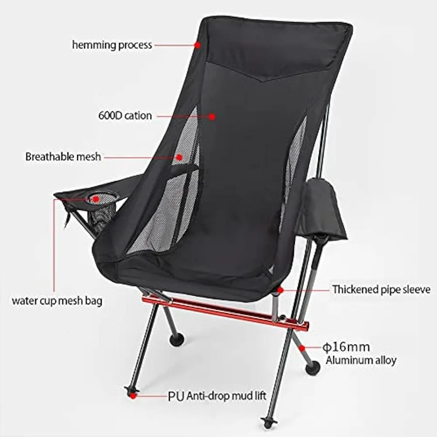 Seprendi Ultraleggero Pieghevole Schienale Alto Outdoor Campeggio Spiaggia Picnic Pesca 172877688