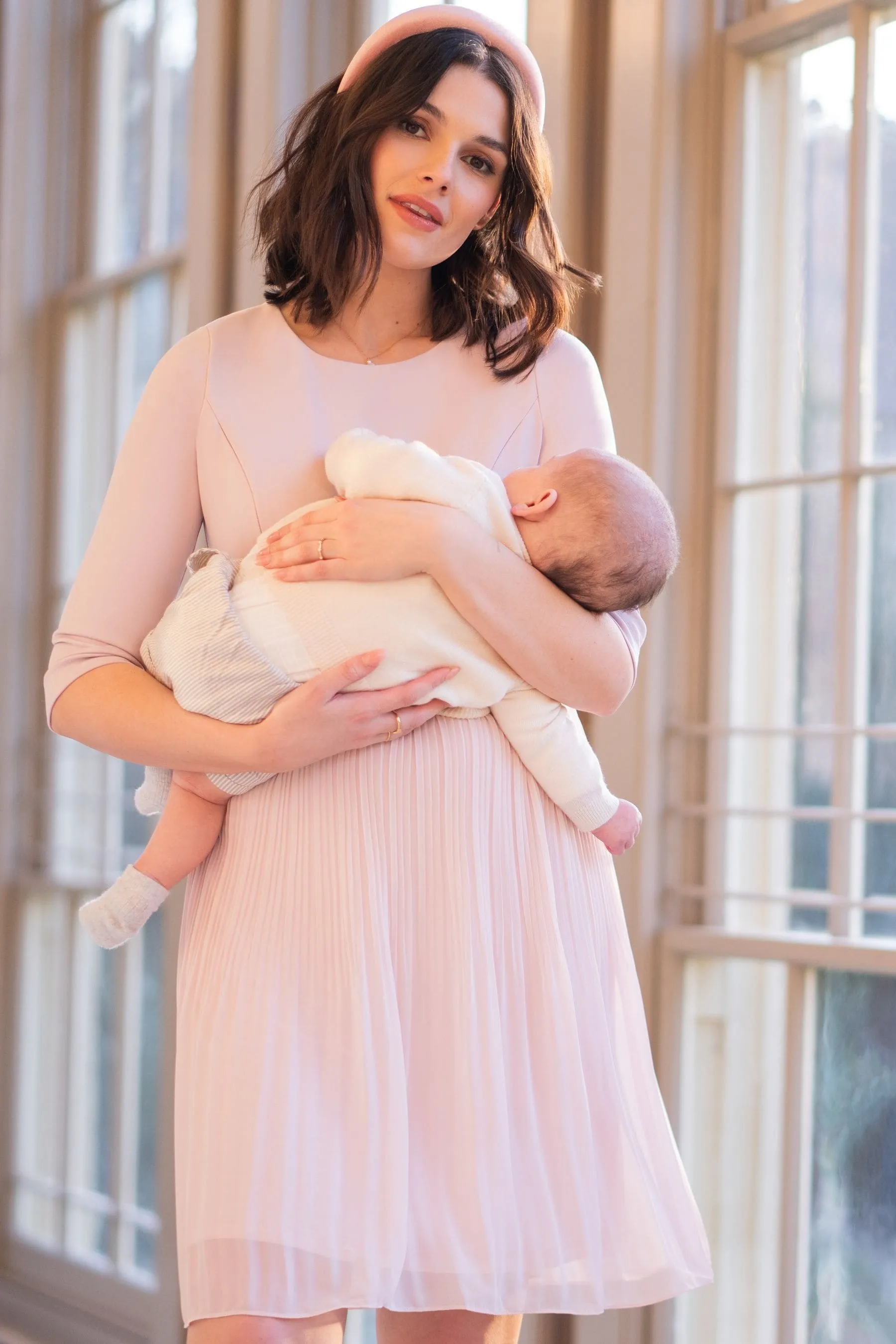 Seraphine Rosa - A pieghe - Abito premaman