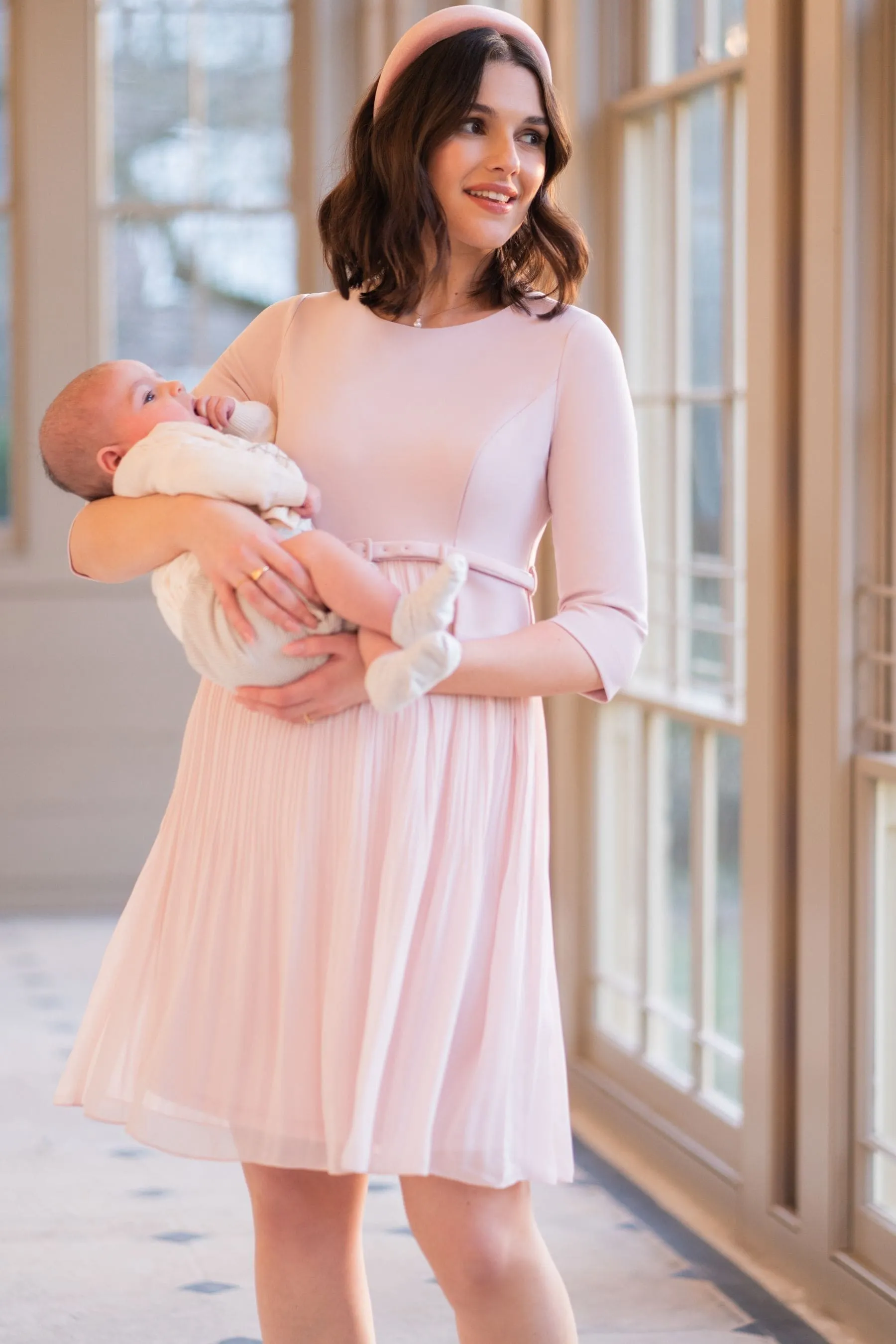 Seraphine Rosa - A pieghe - Abito premaman