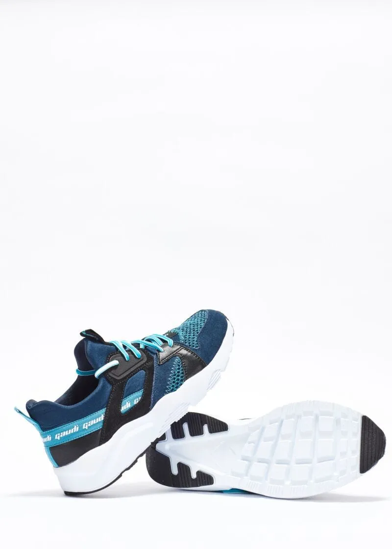 Sneaker in pelle scamosciata