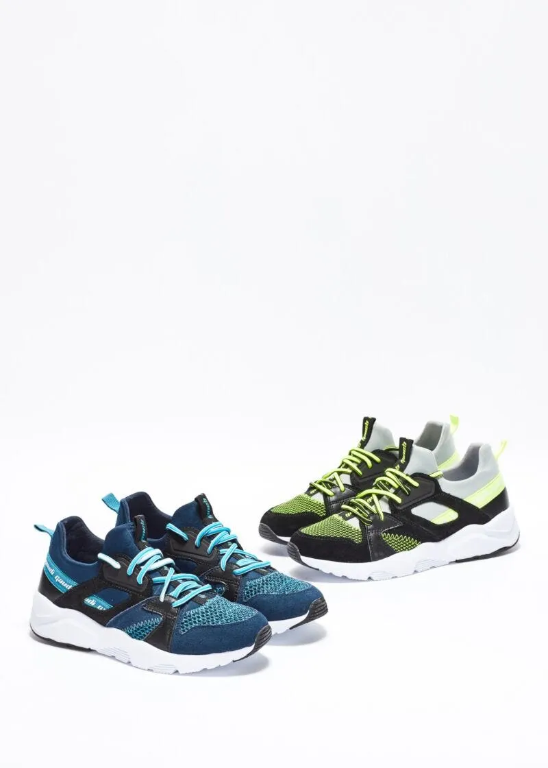 Sneaker in pelle scamosciata