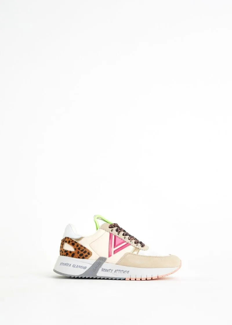 Sneaker running animalier