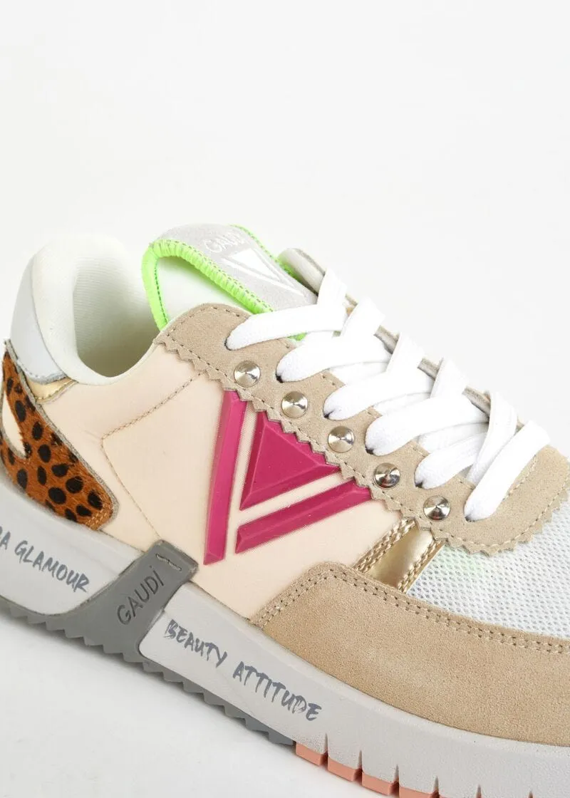 Sneaker running animalier