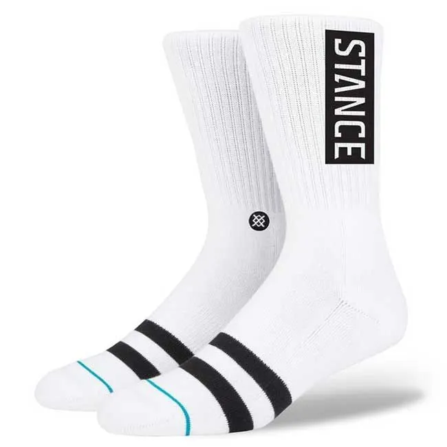 Stance Calze Crew Og White