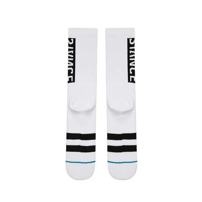 Stance Calze Crew Og White