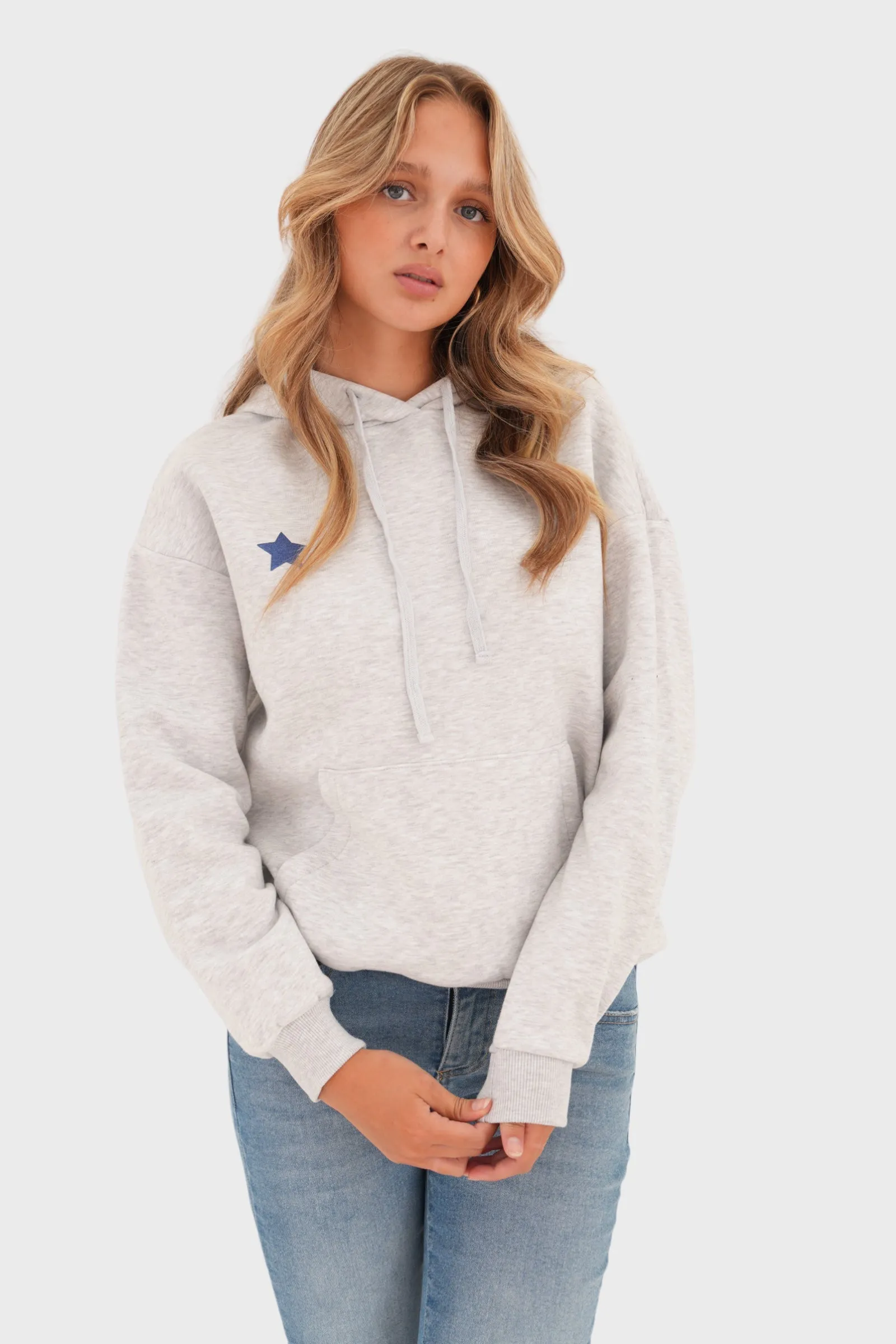 Stargirl hoodie grey