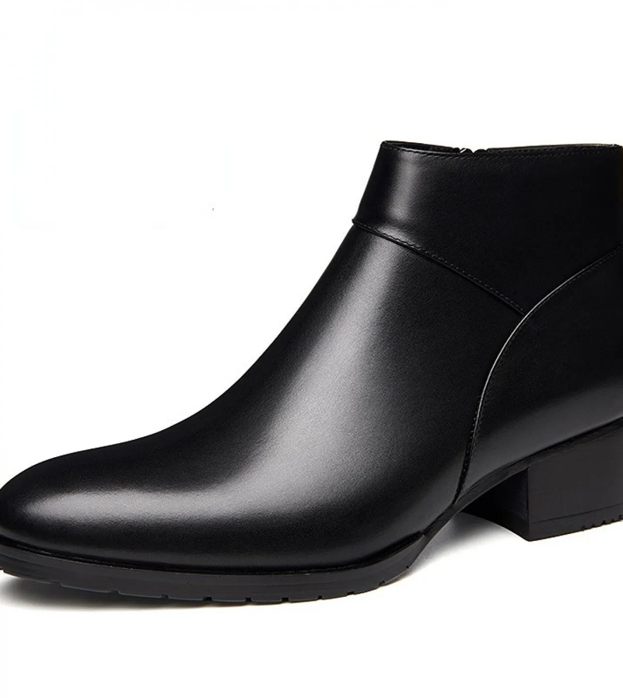 Stivali da uomo alla caviglia di marca con tacchi alti Lusso 2022 Inverno Nuovo stile Designer Qualità Scarpe casual in pelle ca