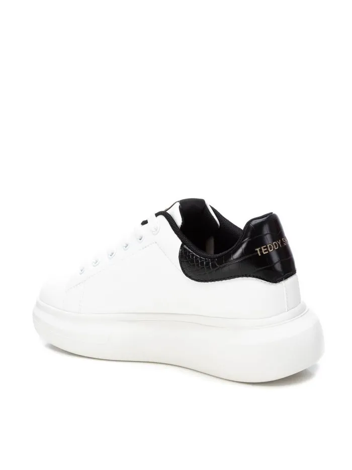 TEDDY SMITH  SNEAKERS BASSA 120042 BIANCO/NERO