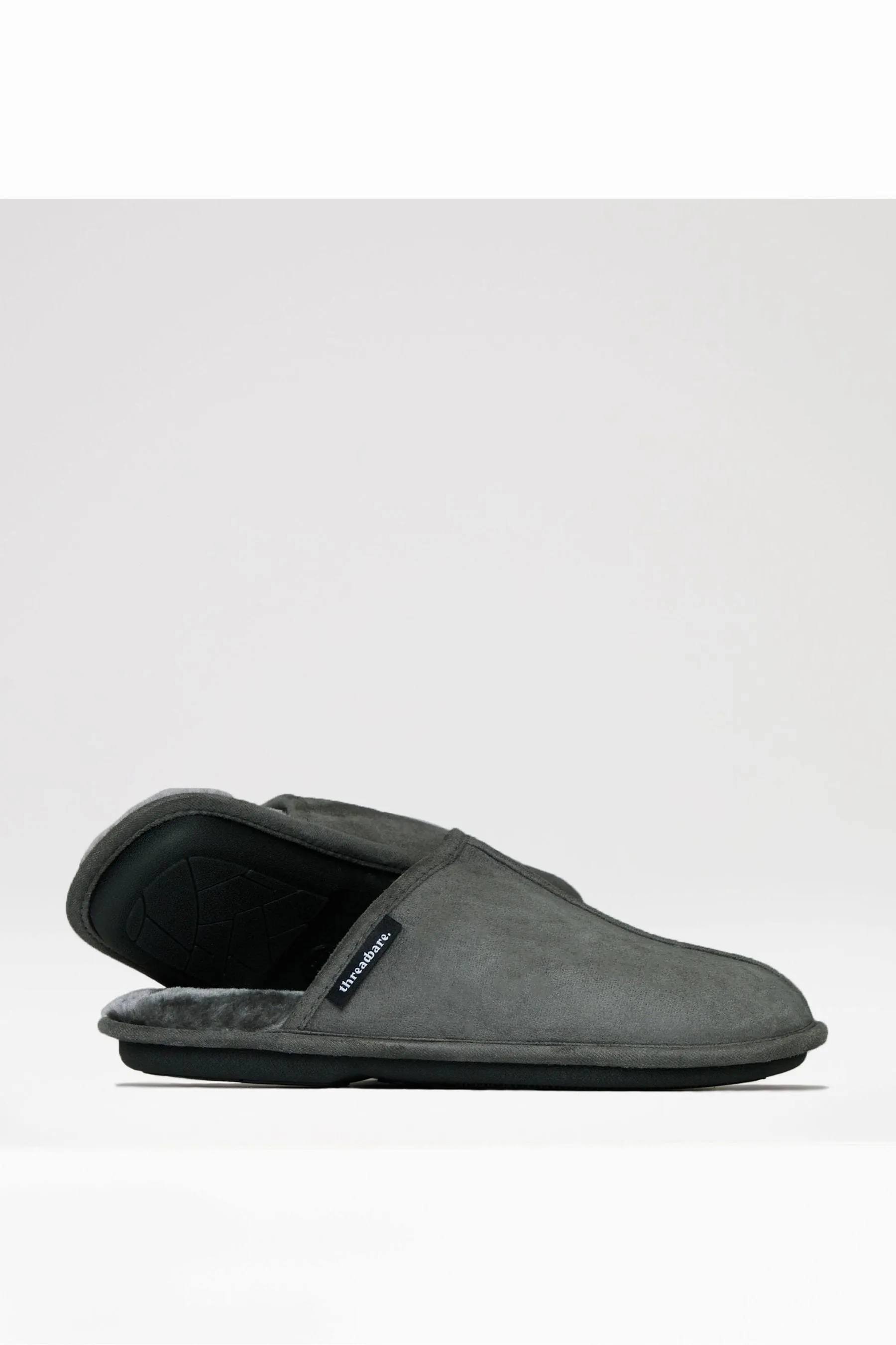 Threadbare - Pantofole in camoscio sintetico con fodera in pelliccia sintetica e Pantofole