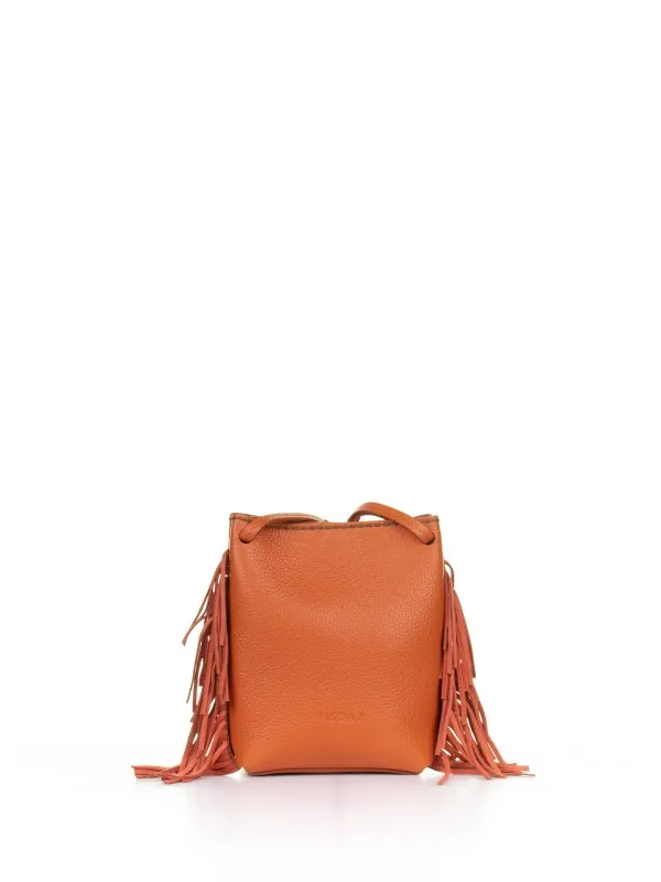 Tracolla Mini Frange Arancione