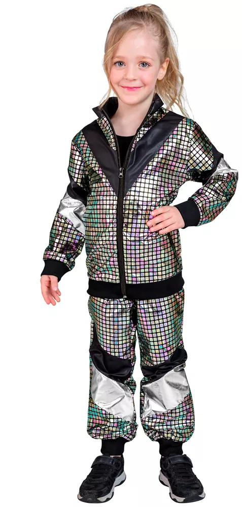 Tuta da jogging da discoteca per bambini anni '80