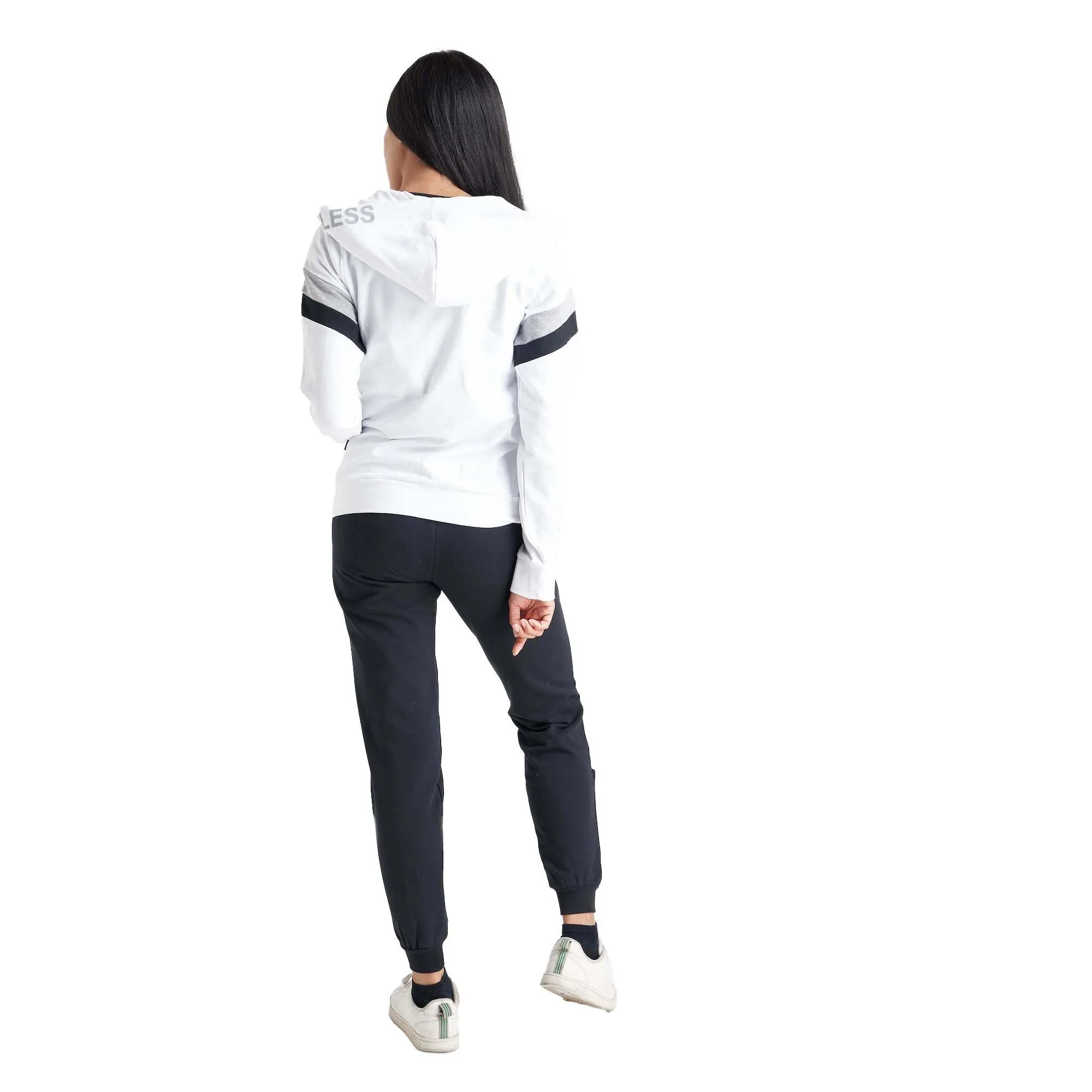 Tuta donna con cappuccio e zip Fearless