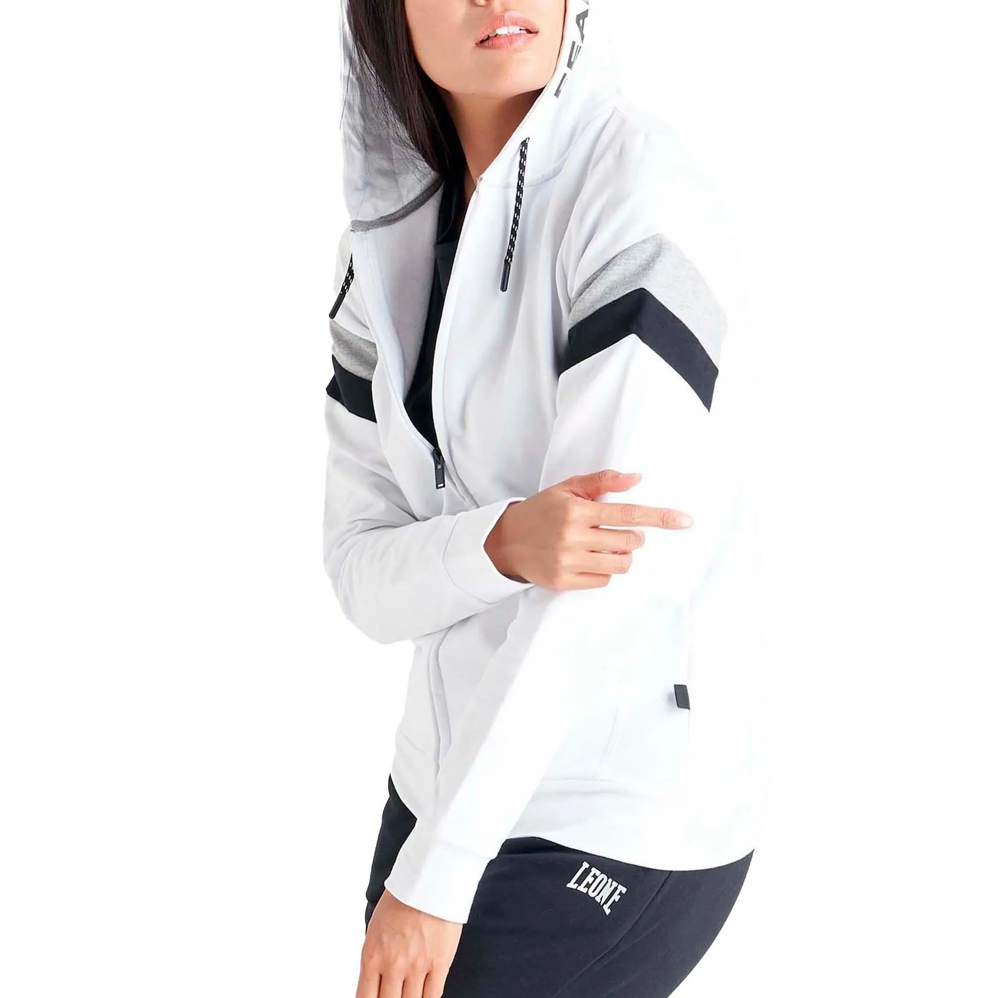 Tuta donna con cappuccio e zip Fearless