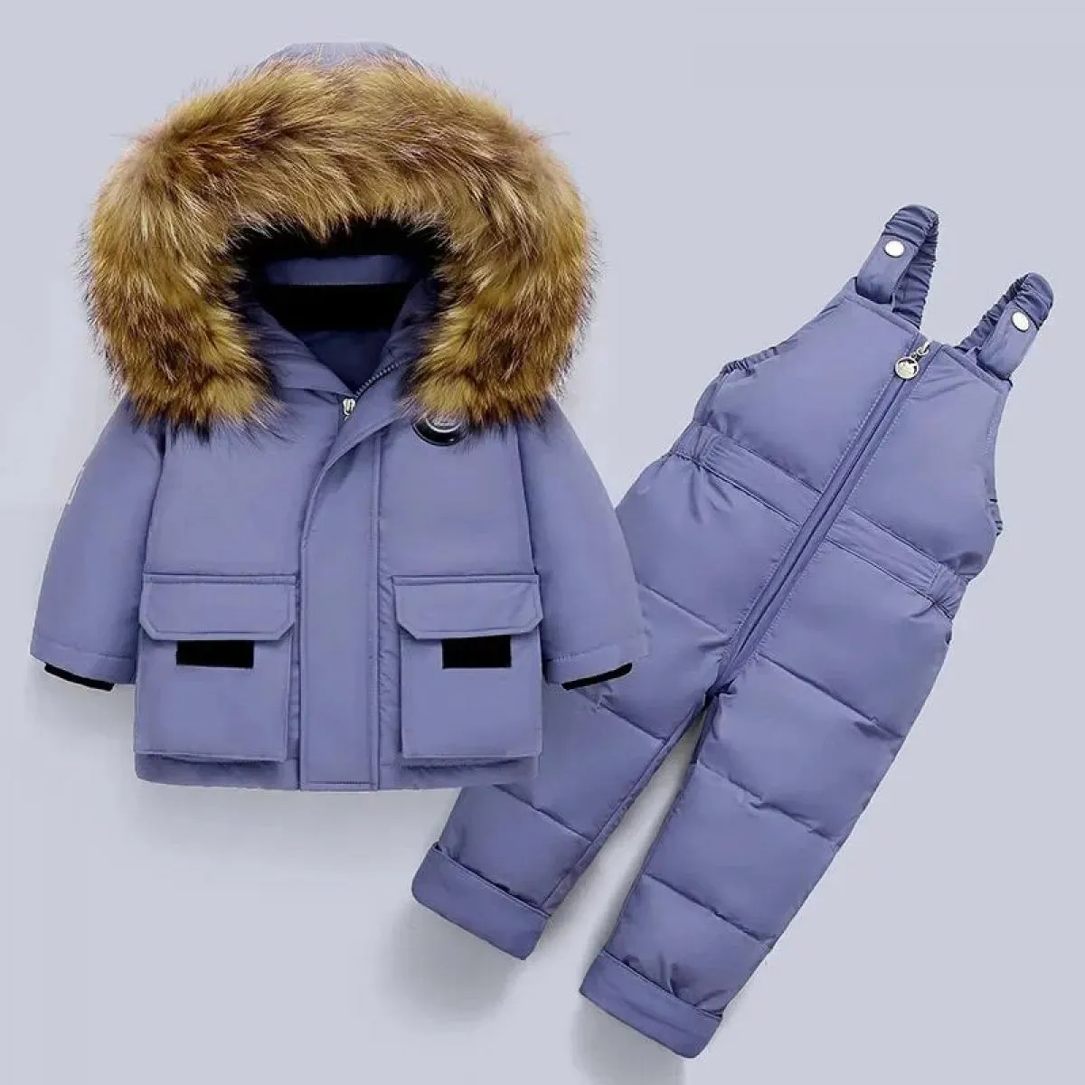 Tuta invernale Tuta da ragazza per bambina Tuta invernale per bambina Set di abbigliamento per bambini